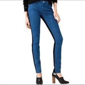 Kate Spade Saturday Two-tone Skinny Jeans 24 NWOT
